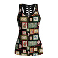 Aussie Birds Christmas La La Land Hollow Tank Top Black Vintage Stamp Edition - Aussie Hoodie