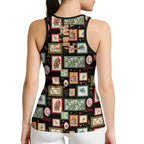 Aussie Birds Christmas La La Land Hollow Tank Top Black Vintage Stamp Edition - Aussie Hoodie