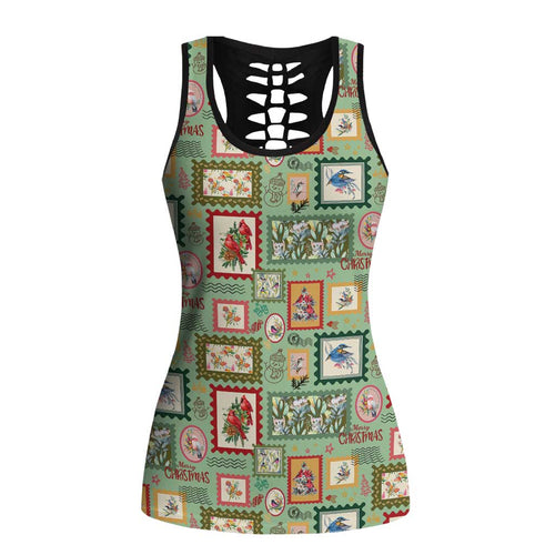 Aussie Birds Christmas La La Land Hollow Tank Top Green Vintage Stamp Edition - Aussie Hoodie