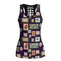 Aussie Birds Christmas La La Land Hollow Tank Top Navy Blue Vintage Stamp Edition - Aussie Hoodie
