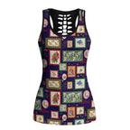 Aussie Birds Christmas La La Land Hollow Tank Top Navy Blue Vintage Stamp Edition - Aussie Hoodie