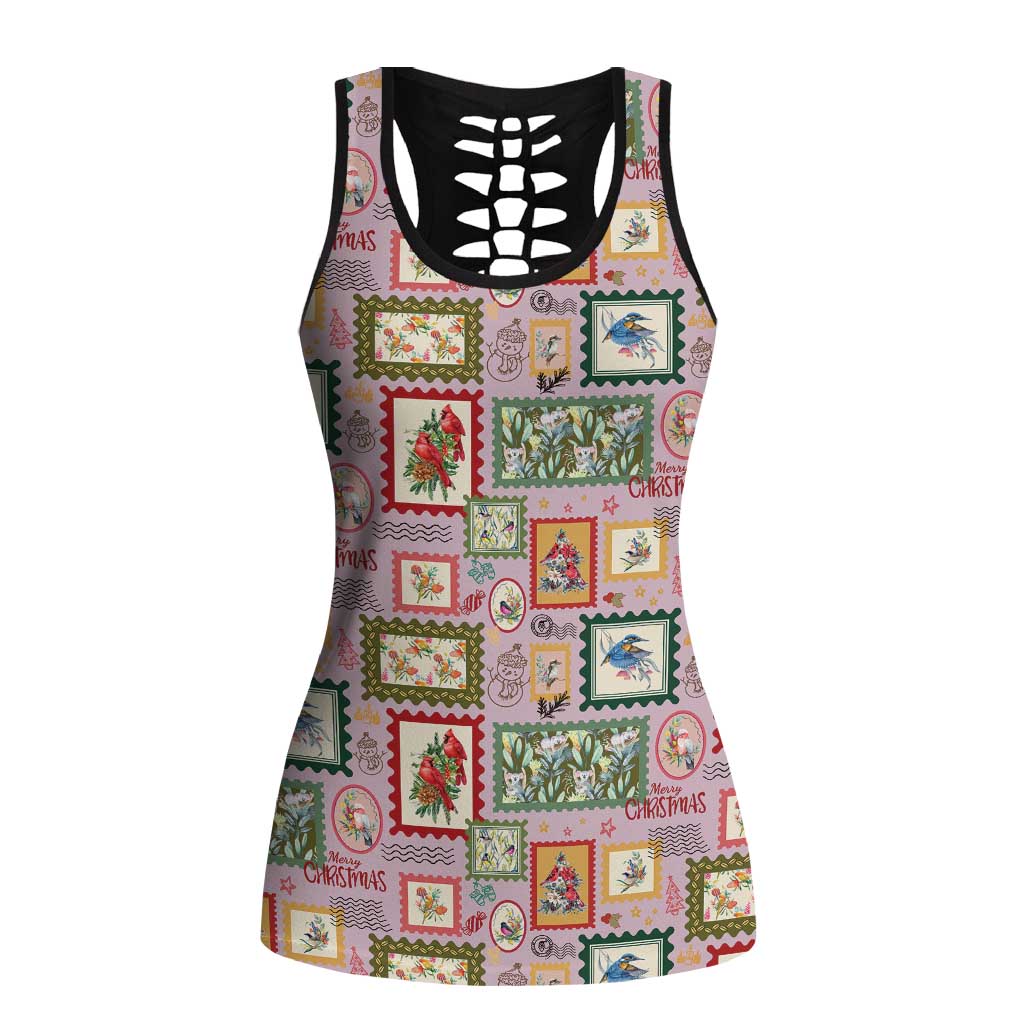 Aussie Birds Christmas La La Land Hollow Tank Top Pink Vintage Stamp Edition - Aussie Hoodie