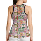 Aussie Birds Christmas La La Land Hollow Tank Top Pink Vintage Stamp Edition - Aussie Hoodie