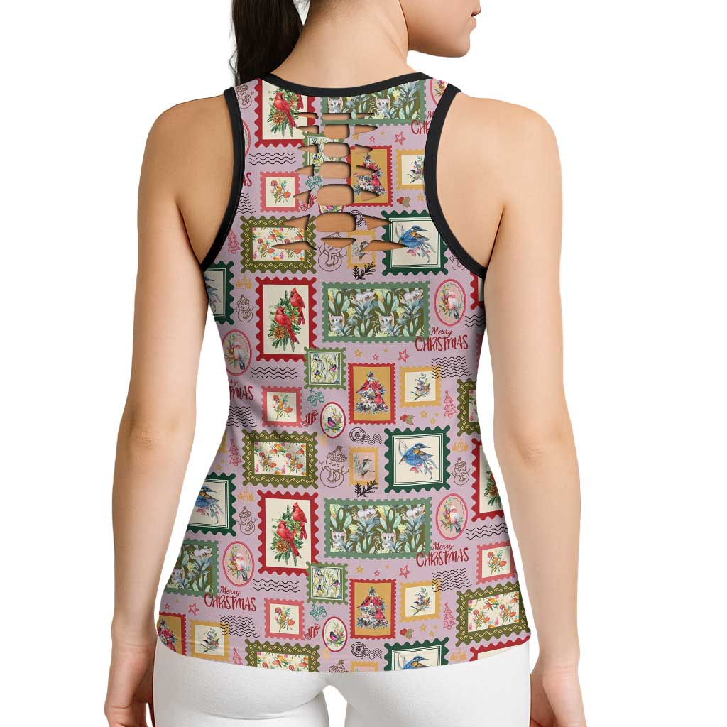 Aussie Birds Christmas La La Land Hollow Tank Top Pink Vintage Stamp Edition - Aussie Hoodie