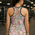 Aussie Birds Christmas La La Land Hollow Tank Top Pink Vintage Stamp Edition - Aussie Hoodie