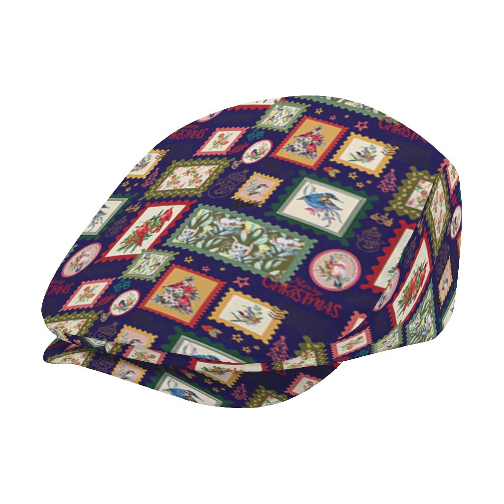 Aussie Birds Christmas La La Land Jeff Hat Navy Blue Vintage Stamp Edition - Aussie Hoodie