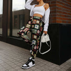 Aussie Birds Christmas La La Land Jogger Pants Black Vintage Stamp Edition - Aussie Hoodie