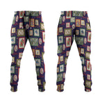 Aussie Birds Christmas La La Land Jogger Pants Navy Blue Vintage Stamp Edition - Aussie Hoodie