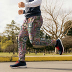 Aussie Birds Christmas La La Land Jogger Pants Pink Vintage Stamp Edition - Aussie Hoodie