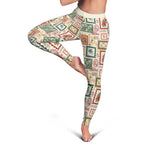 Aussie Birds Christmas La La Land Leggings Beige Vintage Stamp Edition - Aussie Hoodie
