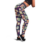 Aussie Birds Christmas La La Land Leggings Navy Blue Vintage Stamp Edition - Aussie Hoodie