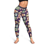 Aussie Birds Christmas La La Land Leggings Navy Blue Vintage Stamp Edition - Aussie Hoodie