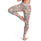 Aussie Birds Christmas La La Land Leggings Pink Vintage Stamp Edition - Aussie Hoodie