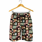 Aussie Birds Christmas La La Land Shorts for Men Black Vintage Stamp Edition - Aussie Hoodie