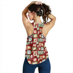 Aussie Birds Christmas La La Land Women Racerback Tank Red Vintage Stamp Edition - Aussie Hoodie