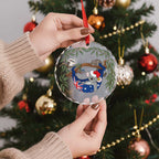 Aussie Festive Koala Christmas Glass Ornament Koala-ty Time Flag Hammock