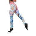 Aussie NAIDOC Week Pastel Leggings Dreaming Whales
