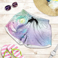 Aussie NAIDOC Week Shorts for Women Pastel Aboriginal Dot Art