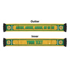 Australia 2026 Football Personalised Soccer Scarf Socceroos Aussie Oi Oi Oi