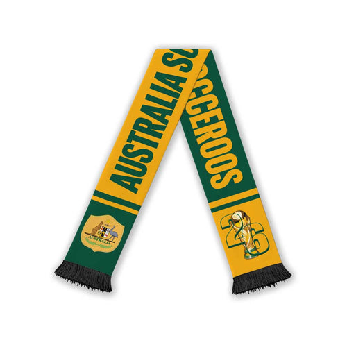 Australia 2026 Football Soccer Scarf Go Socceroos Simple Style LT14