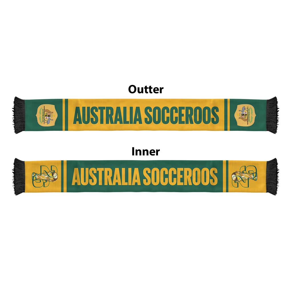 Australia 2026 Football Soccer Scarf Go Socceroos Simple Style LT14