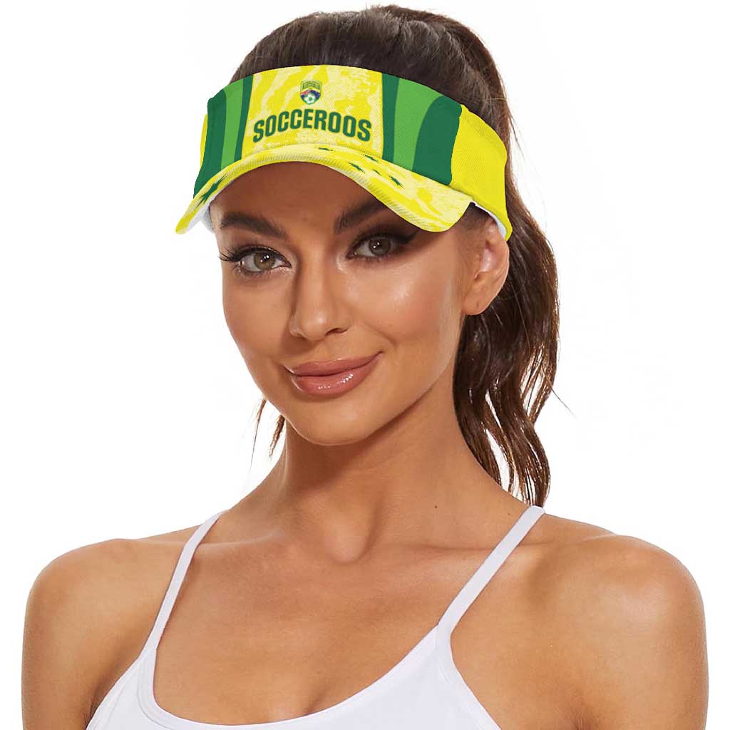 Australia 2026 Football Sun Visor Cap Go Socceroos