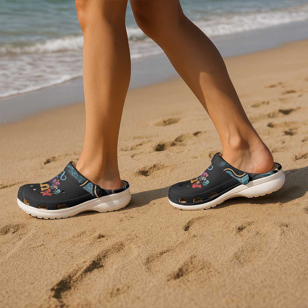 Australia Autism Awareness Clogs Shoes 2 April Aboriginal Lizard - Aussie Hoodie