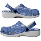 Australia Autism Awareness Clogs Shoes Aboriginal Lizard Dot Painting - Aussie Hoodie