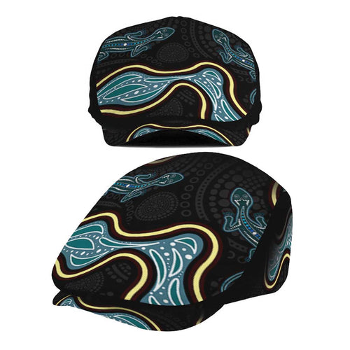 Australia Autism Awareness Jeff Hat 2 April Aboriginal Lizard - Aussie Hoodie