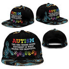 Australia Autism Awareness Snapback Cap 2 April Aboriginal Lizard - Aussie Hoodie