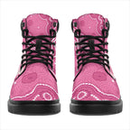 Australia Breast Cancer Awareness All Season Boots Pink Cockatoo Ribbon Aboriginal Art - Aussie Hoodie