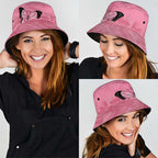 Australia Breast Cancer Awareness Bucket Hat Pink Ribbon Butterfly Opal Pattern - Aussie Hoodie