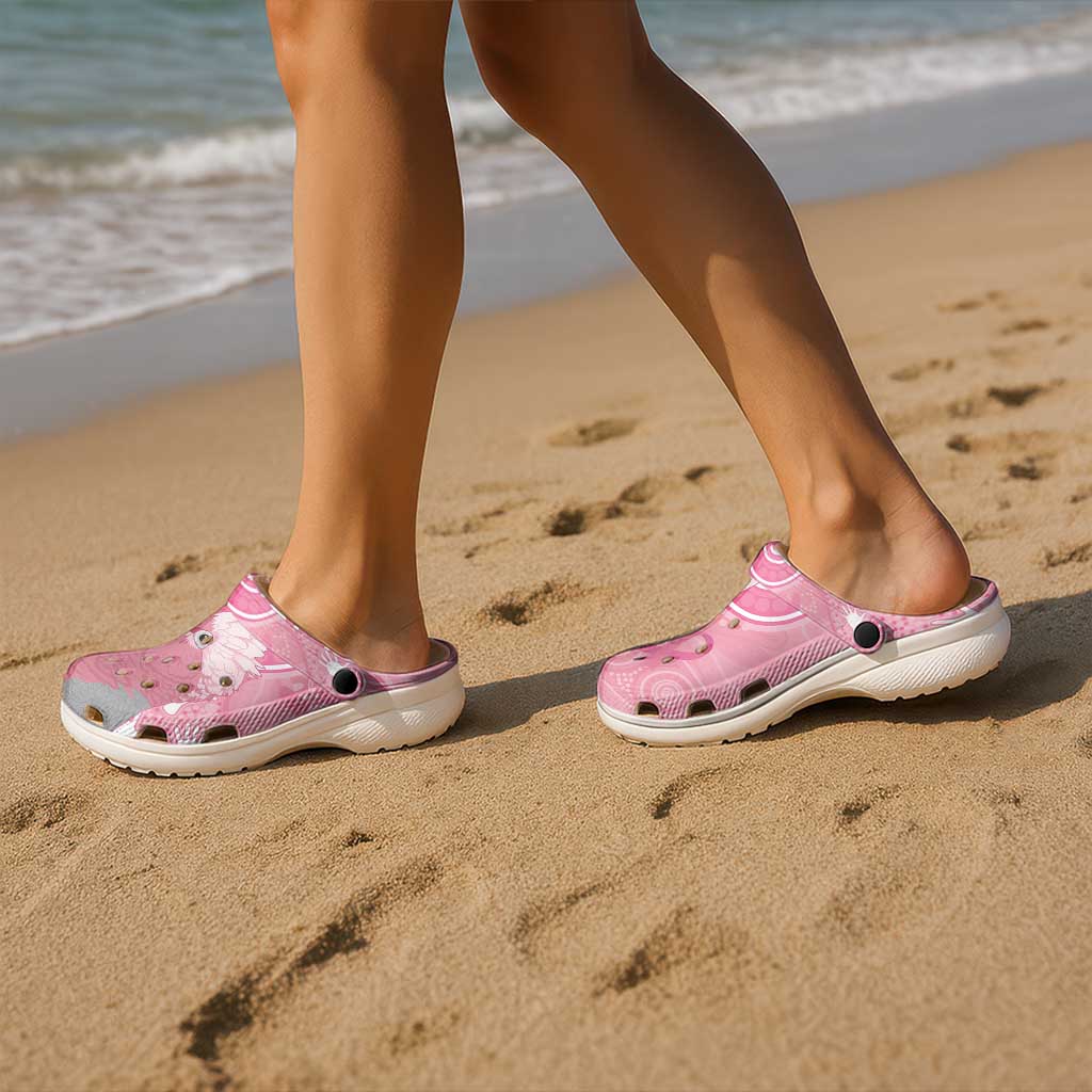 Australia Breast Cancer Awareness Clogs Shoes Galah Faith Hope Love Pink Month - Aussie Hoodie