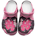 Australia Breast Cancer Awareness Clogs Shoes Pink Cockatoo Fight Boxing Gloves Aboriginal Art