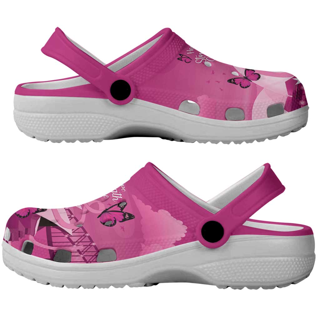 Australia Breast Cancer Awareness Clogs Shoes Sydney Opera House Butterfly Pink Ribbon - Aussie Hoodie