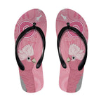 Australia Breast Cancer Awareness Flip Flops Galah Faith Hope Love Pink Month - Aussie Hoodie