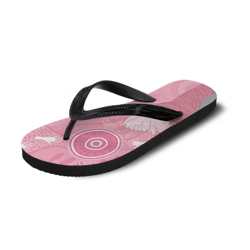 Australia Breast Cancer Awareness Flip Flops Galah Faith Hope Love Pink Month - Aussie Hoodie