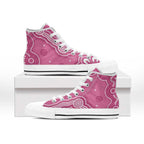 Australia Breast Cancer Awareness High Top Shoes Pink Cockatoo Ribbon Aboriginal Art - Aussie Hoodie