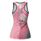 Australia Breast Cancer Awareness Hollow Tank Top Galah Faith Hope Love Pink Month - Aussie Hoodie
