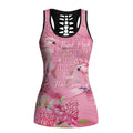 Australia Breast Cancer Awareness Hollow Tank Top Think Pink Cockatoos Ribbon - Aussie Hoodie