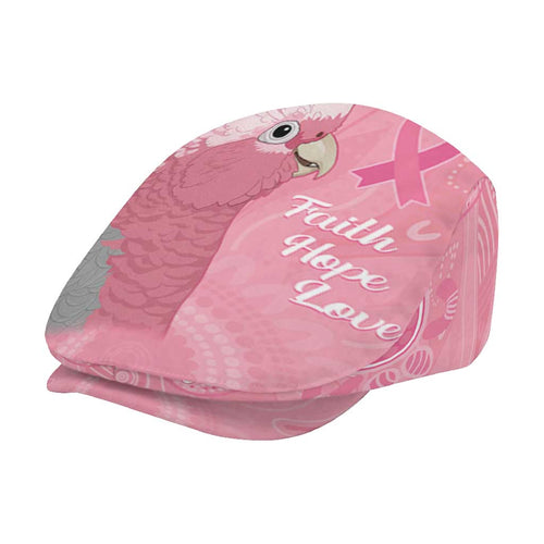 Australia Breast Cancer Awareness Jeff Hat Galah Faith Hope Love Pink Month - Aussie Hoodie