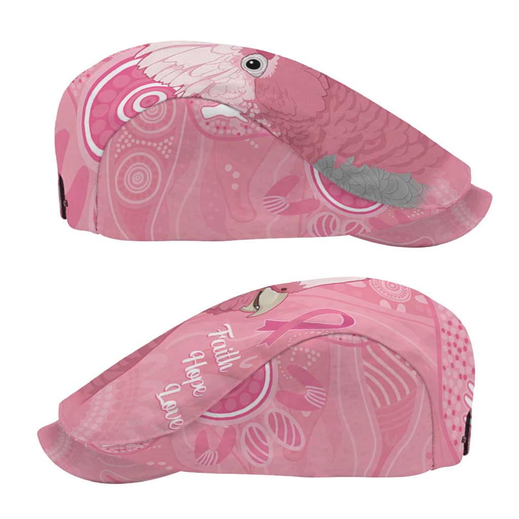 Australia Breast Cancer Awareness Jeff Hat Galah Faith Hope Love Pink Month - Aussie Hoodie