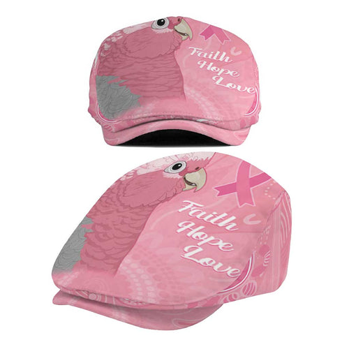 Australia Breast Cancer Awareness Jeff Hat Galah Faith Hope Love Pink Month - Aussie Hoodie