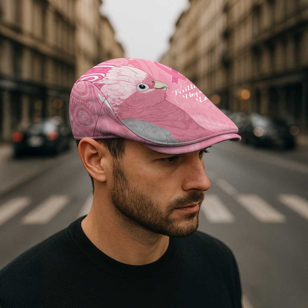 Australia Breast Cancer Awareness Jeff Hat Galah Faith Hope Love Pink Month - Aussie Hoodie