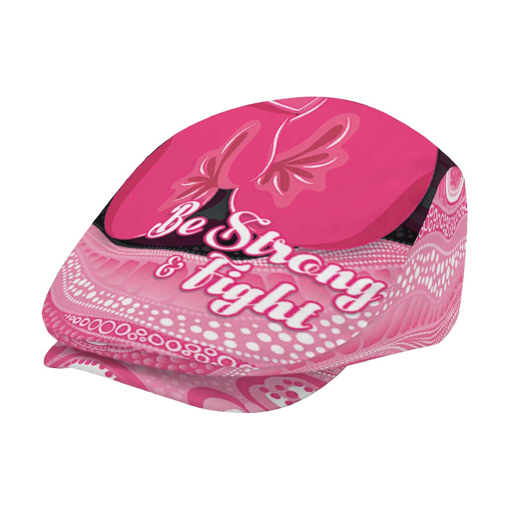 Australia Breast Cancer Awareness Jeff Hat Pink Cockatoo Fight Boxing Gloves Aboriginal Art