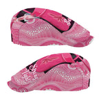 Australia Breast Cancer Awareness Jeff Hat Pink Cockatoo Fight Boxing Gloves Aboriginal Art