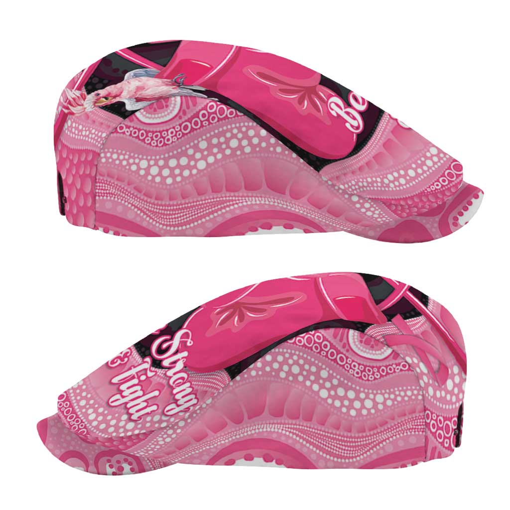 Australia Breast Cancer Awareness Jeff Hat Pink Cockatoo Fight Boxing Gloves Aboriginal Art