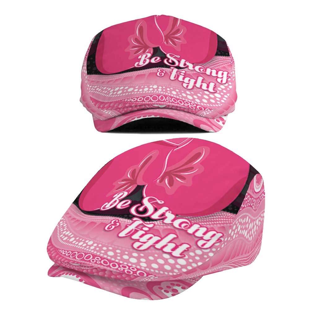 Australia Breast Cancer Awareness Jeff Hat Pink Cockatoo Fight Boxing Gloves Aboriginal Art