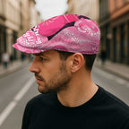 Australia Breast Cancer Awareness Jeff Hat Pink Cockatoo Fight Boxing Gloves Aboriginal Art
