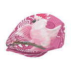 Australia Breast Cancer Awareness Jeff Hat Pink Cockatoo Ribbon Aboriginal Art - Aussie Hoodie